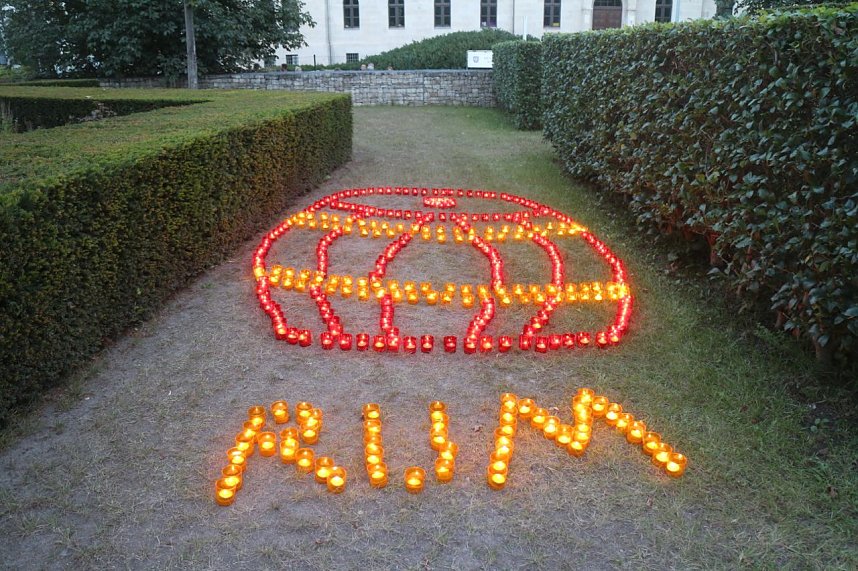 Lichterfest 2016 auf dem Petersberg in Nordhausen