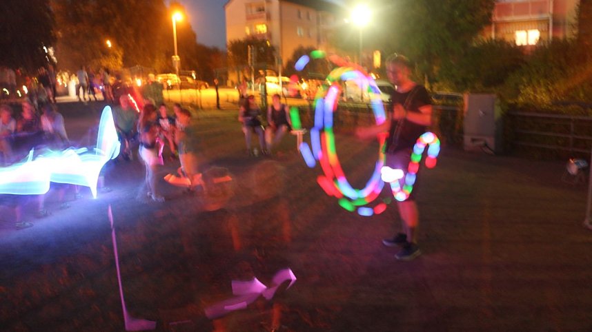 Lichterfest 2016 auf dem Petersberg in Nordhausen