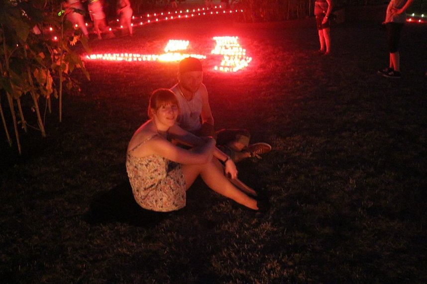 Lichterfest 2016 auf dem Petersberg in Nordhausen