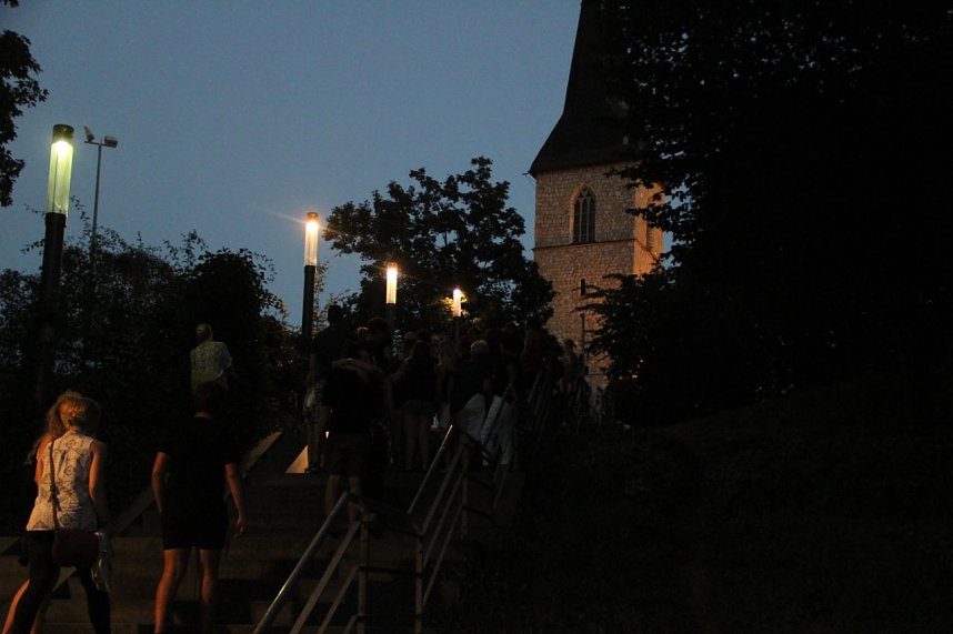 Lichterfest 2016 auf dem Petersberg in Nordhausen