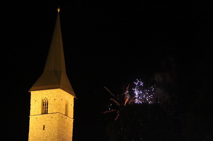 Lichterfest 2016 auf dem Petersberg in Nordhausen