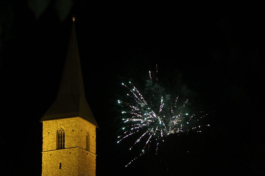 Lichterfest 2016 auf dem Petersberg in Nordhausen