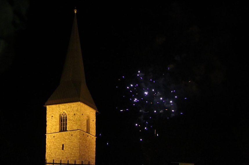 Lichterfest 2016 auf dem Petersberg in Nordhausen