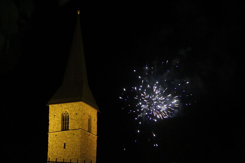 Lichterfest 2016 auf dem Petersberg in Nordhausen