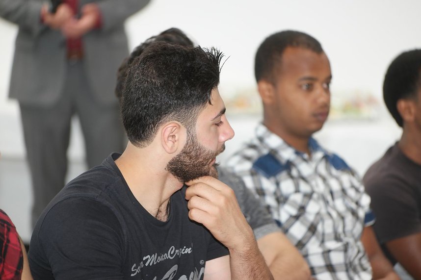 Azubis begr&uuml;&szlig;t