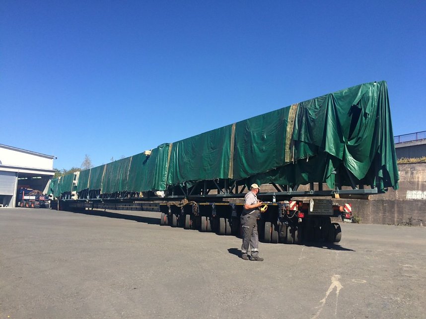 Angekommen und abgeladen