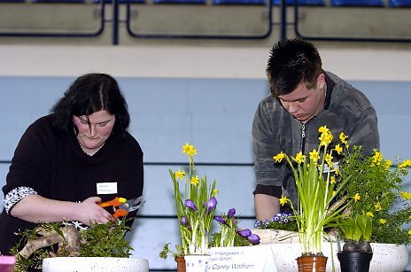 Vorf&uuml;hrung der Floristen