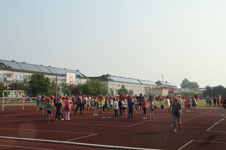 Grundschulsporttag auf dem Hohekreuz-Sportplatz