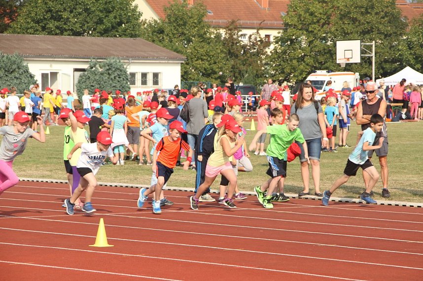 Grundschulsporttag auf dem Hohekreuz-Sportplatz