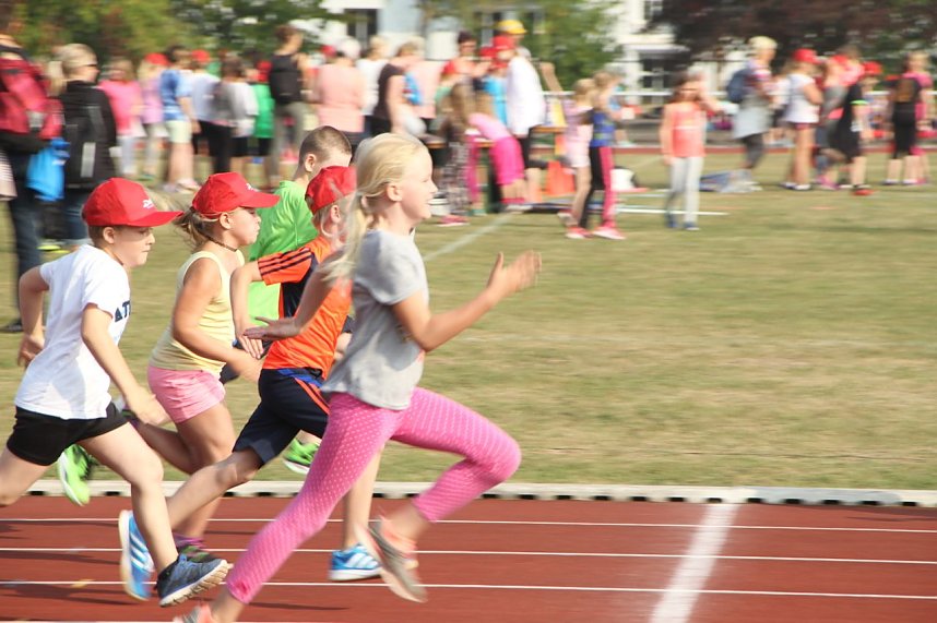 Grundschulsporttag auf dem Hohekreuz-Sportplatz