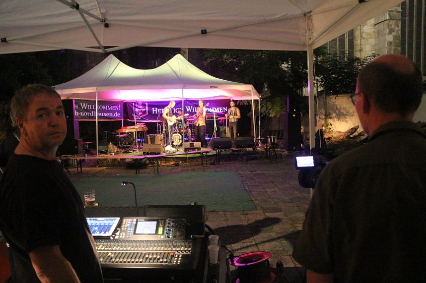 JazzAttack 2016 auf dem Hof der Jugendkunstschule