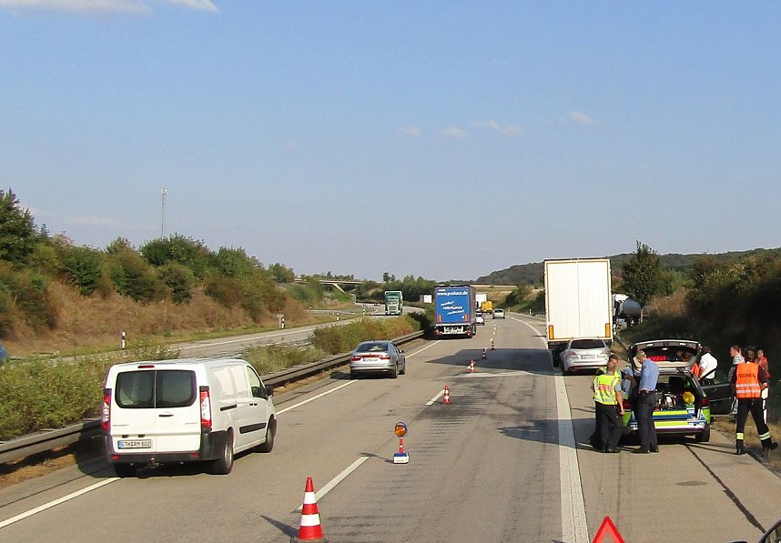 Unfall zwischen Bleicherode und Gro&szlig;wechsungen