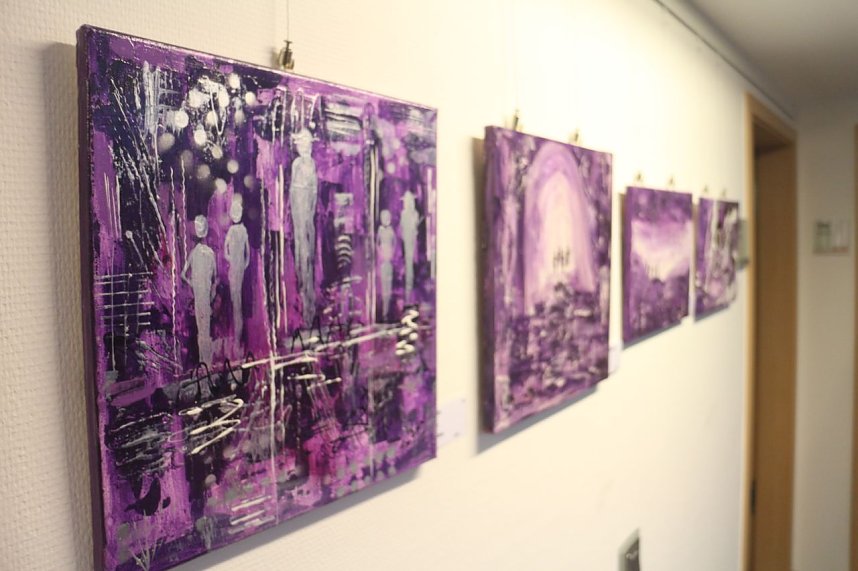 Abstrakte Inspiration - neue Ausstellung in der Kreissparkasse Nordhausen