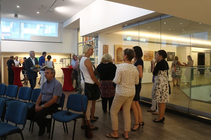 Abstrakte Inspiration - neue Ausstellung in der Kreissparkasse Nordhausen