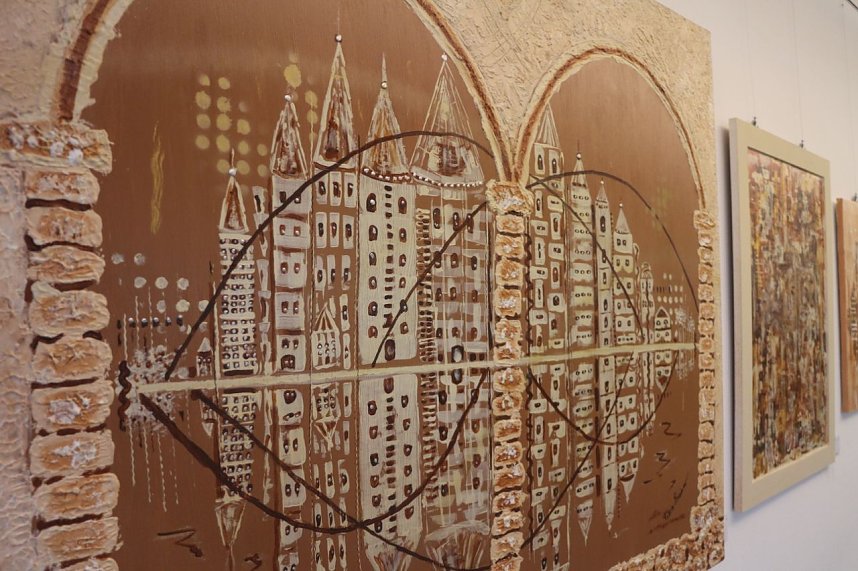 Abstrakte Inspiration - neue Ausstellung in der Kreissparkasse Nordhausen