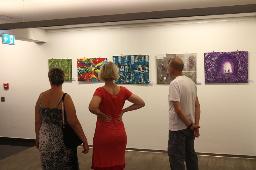 Abstrakte Inspiration - neue Ausstellung in der Kreissparkasse Nordhausen