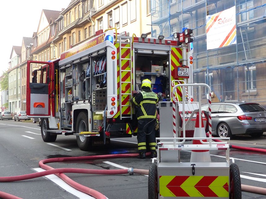 Wohnungsbrand mit vier Verletzten