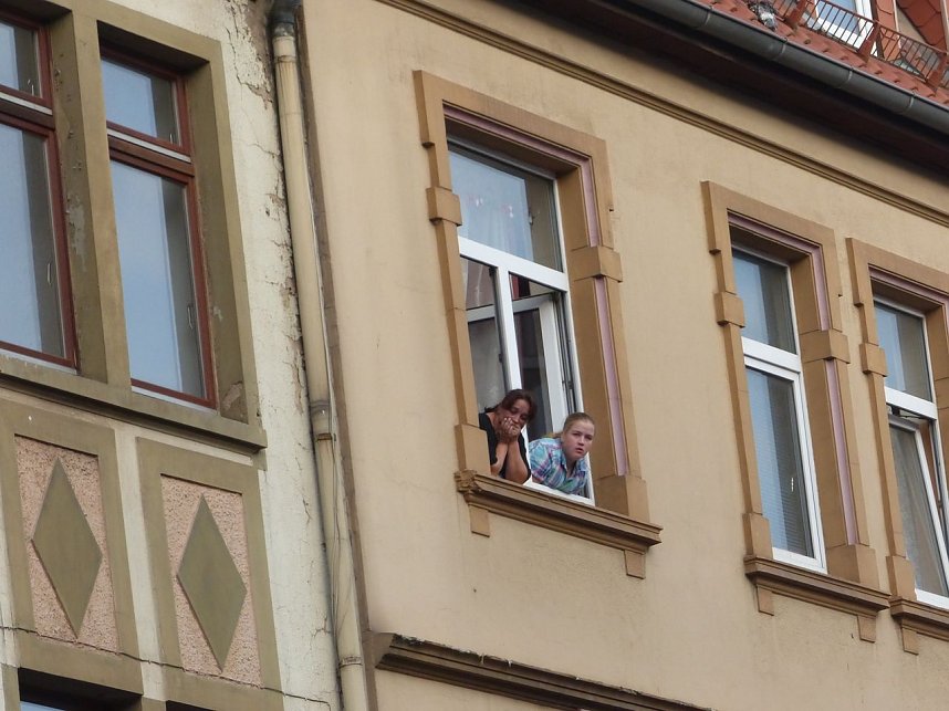 Wohnungsbrand mit vier Verletzten