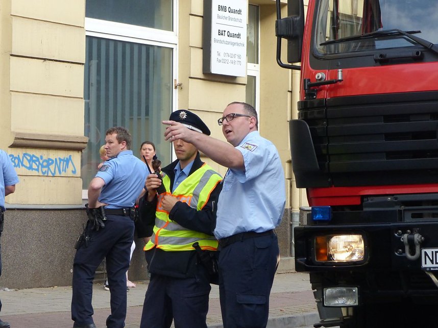 Wohnungsbrand mit vier Verletzten