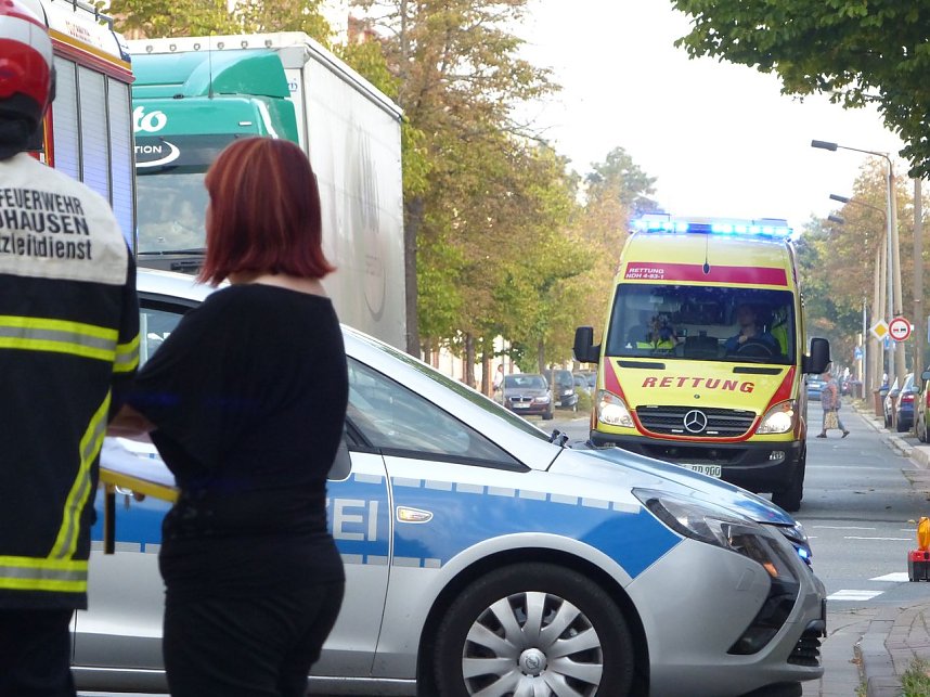 Wohnungsbrand mit vier Verletzten