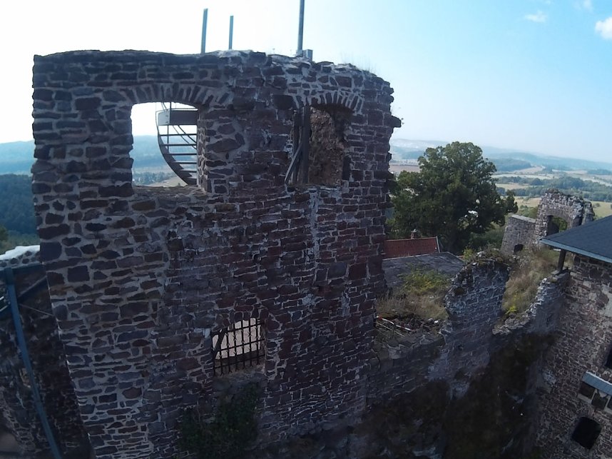 Burgruine Hohnstein von "oben"