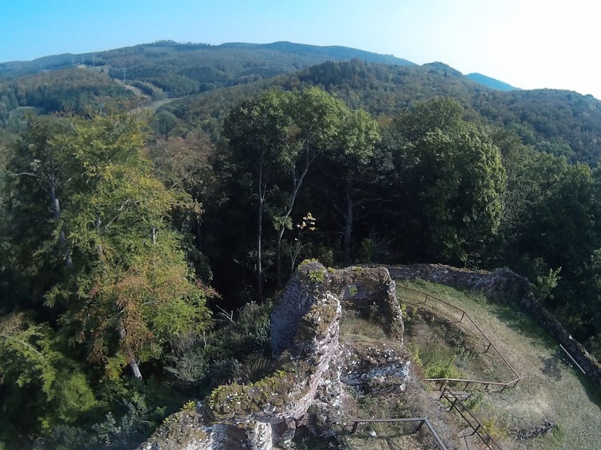 Burgruine Hohnstein von "oben"