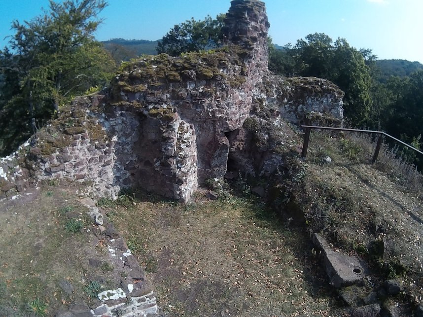 Burgruine Hohnstein von "oben"