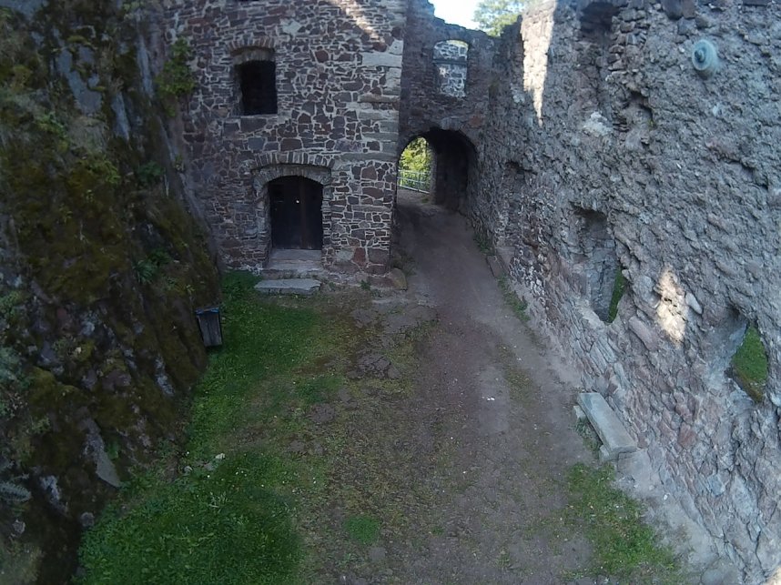 Burgruine Hohnstein von "oben"