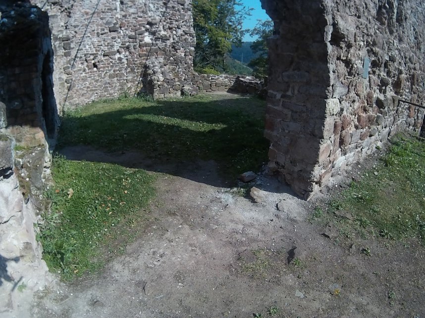 Burgruine Hohnstein von "oben"