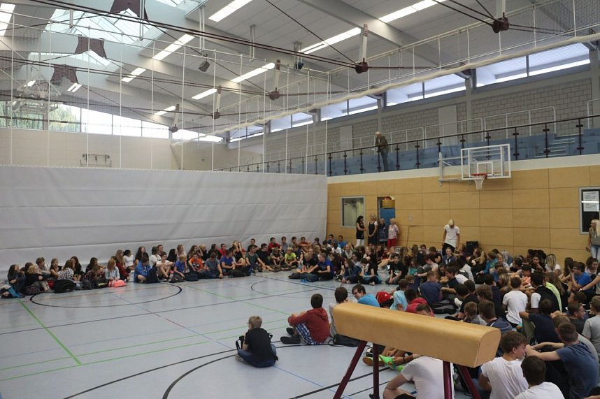 Musik, Bewegung, Kunst - "Instant Acts" an der Regelschule Heringen