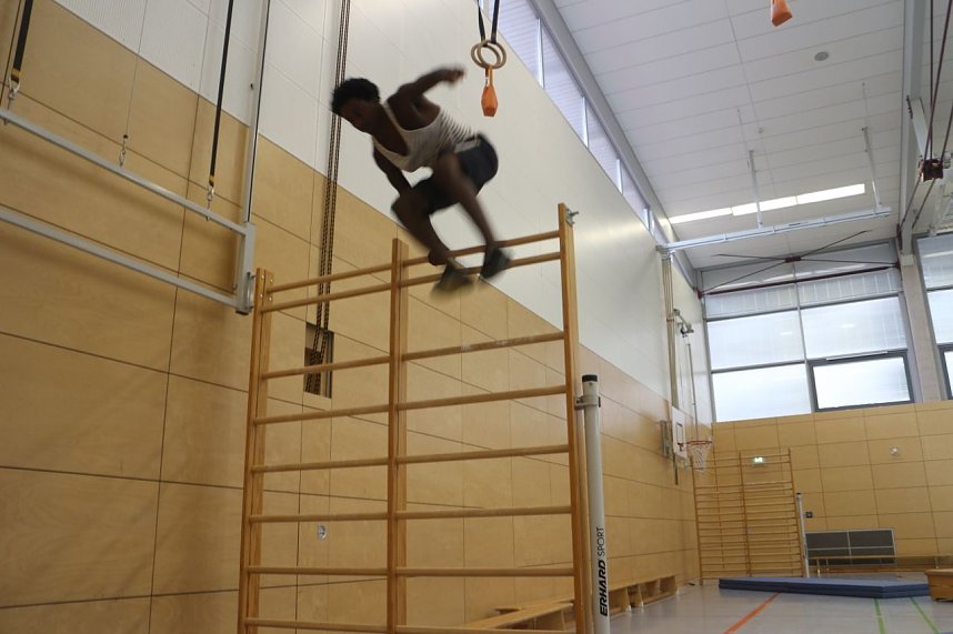 Musik, Bewegung, Kunst - "Instant Acts" an der Regelschule Heringen