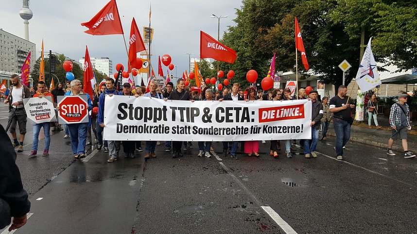Protest gegen TTIP
