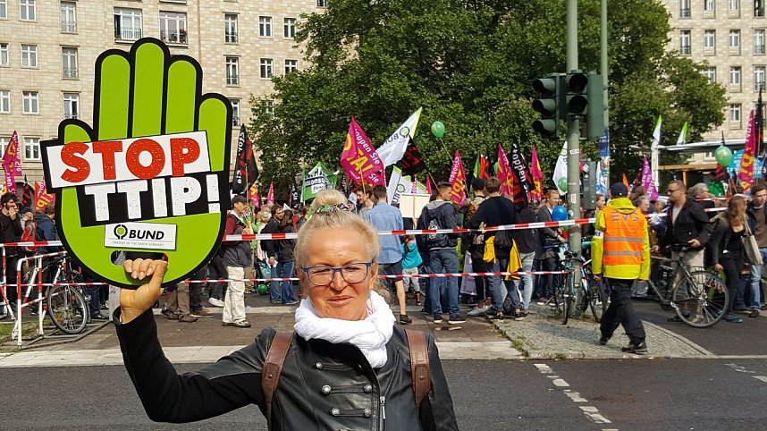 Protest gegen TTIP