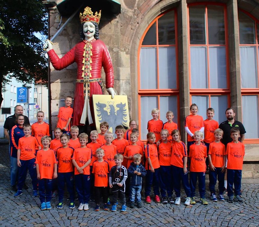 Das Handballperspektiv-Team beim Nordh&auml;user Citylauf