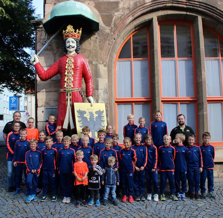 Das Handballperspektiv-Team beim Nordh&auml;user Citylauf
