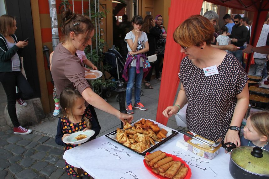 Essen der Kulturen in der Kurzen Meile