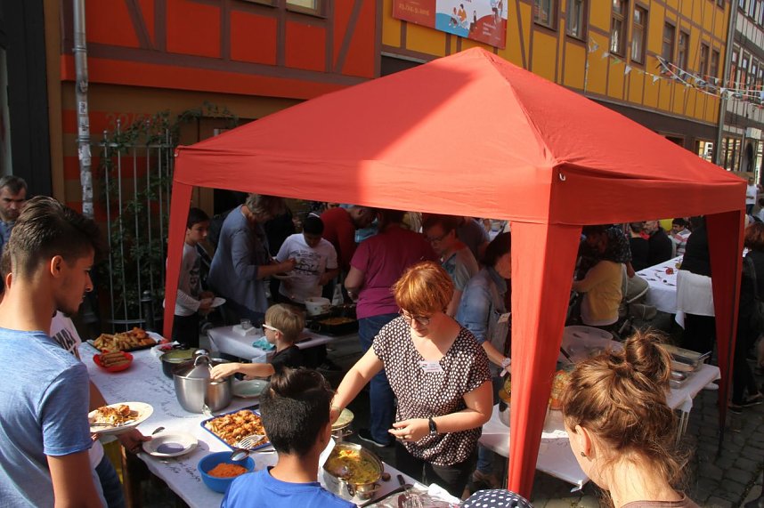 Essen der Kulturen in der Kurzen Meile