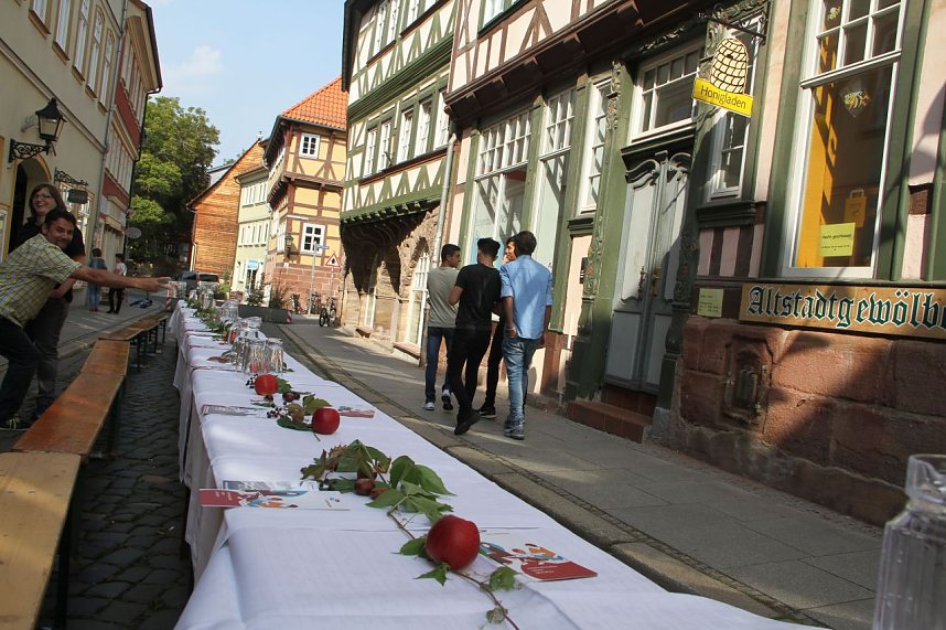 Essen der Kulturen in der Kurzen Meile