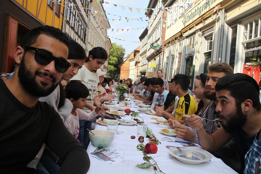 Essen der Kulturen in der Kurzen Meile