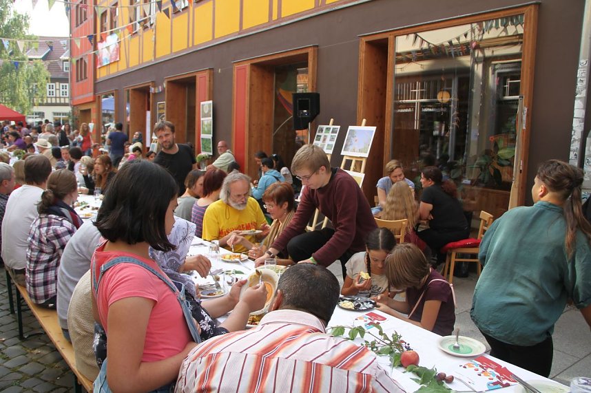 Essen der Kulturen in der Kurzen Meile
