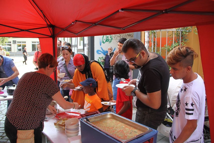 Essen der Kulturen in der Kurzen Meile