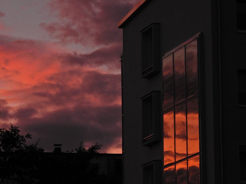 Farbenspiel &uuml;ber Nordhausen