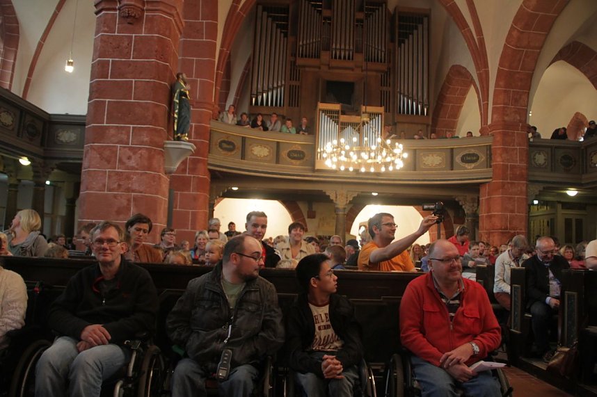 Erntedank Gottesdienst der Nordth&uuml;ringer Lebenshilfe