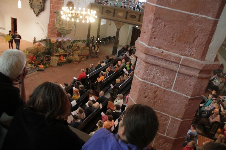 Erntedank Gottesdienst der Nordth&uuml;ringer Lebenshilfe