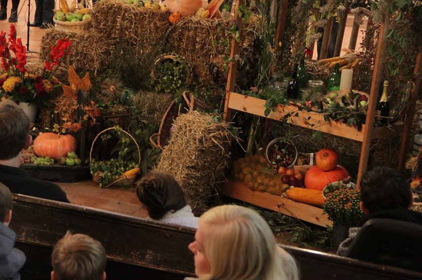 Erntedank Gottesdienst der Nordth&uuml;ringer Lebenshilfe