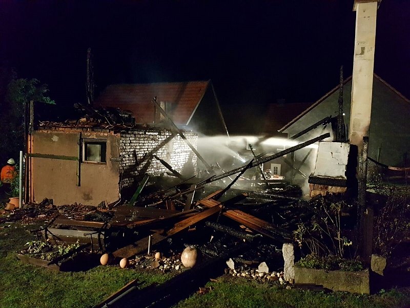 Schuppenbrand in Mauderode