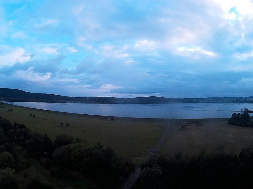 Flugshow der Kraniche