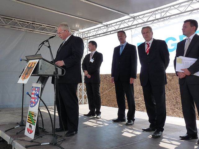 Spatenstich Weiterbau A 71