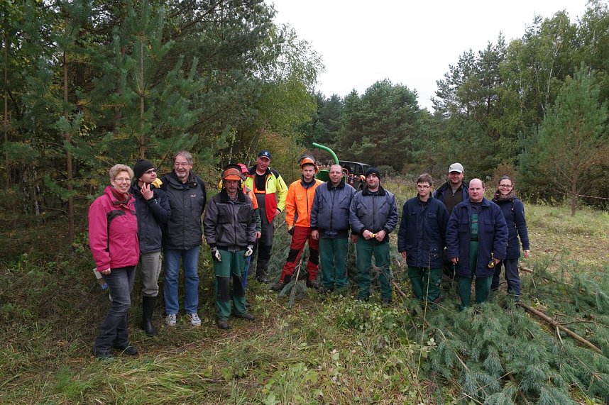 Freiwilligeneinsatz am Gr&uuml;nen Band