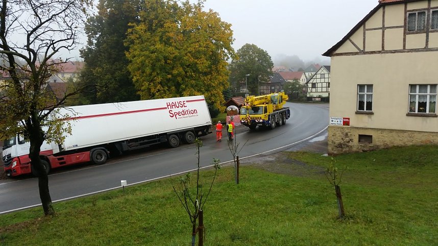 Abgerutscht und eingegraben